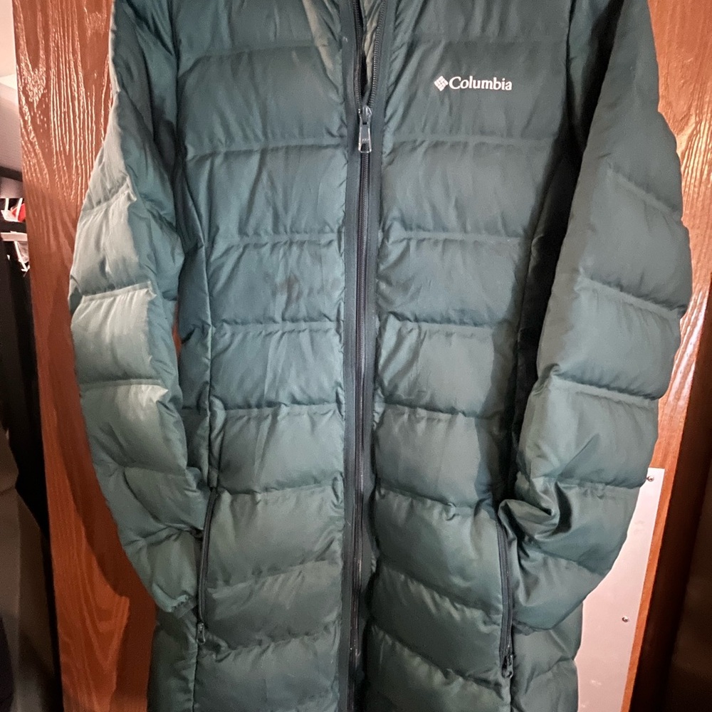 Columbia Teal Puffer Jacket